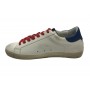 Scarpa uomo 4B12 sneakers in pelle white/ bluette US23QB11 SUPRIME-U.C03