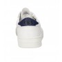 Sneaker Sun68 Skate in pelle bianco / blu U23SU15 Z42125