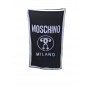 Telo mare Moschino con logo nero cotone C23MO25 A7406 5949