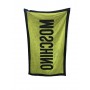 Telo mare Moschino con logo nero cotone C23MO26 A7401 5947