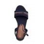 Scarpe Tommy Hilfiger sandalo fondo corda blu ZS23TH03 T3A7-32777