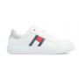 Scarpe Tommy Hilfiger sneaker in ecopelle white/ silver ZS23TH06 T3A9-32703