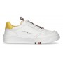 Scarpe Tommy Hilfiger sneaker in ecopelle white/ yellow ZS23TH08 T3X9-32853