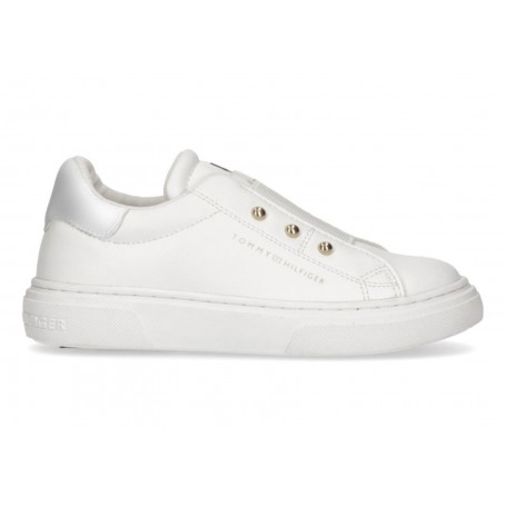 Scarpe Tommy Hilfiger sneaker in ecopelle white ZS23TH05 T3A9-32701
