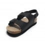 Scarpe uomo Genuins sandalo Congo pelle black US23GN04 G104357