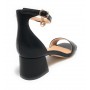 Scarpa donna Gold&gold sandalo con tacco ecopelle nero DS23GG18 GD812