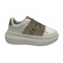 Scarpe US Polo sneaker Helis 016 white/ gold  ZS23UP03