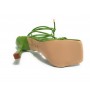 Scarpa donna Gold&gold sandalo con tacco tc 10 verde DS23GG47 GP23-467