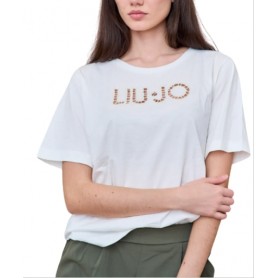 T shirt Liu Jo donna bianco ES23LJ60 TA3188 JS923