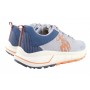 Scarpe U.S. Polo sneaker running Seth001 in ecopelle/ tessuto mesh grigio/ blu US23UP30