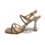 Scarpa donna Gold&gold sandalo con tacco ecopelle/ strass gold DS23GG55 GD772