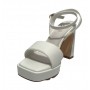 Scarpa donna Gold&gold sandalo con tacco ecopelle bianco DS23GG54 GY312