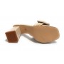 Scarpa donna Gold&gold sandalo con tacco ecopelle avorio DS23GG64 GD798
