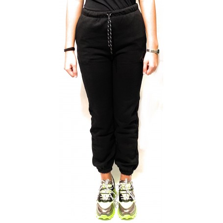 Pantalone in felpa Gaëlle con logo e fondo chiuso colore nero donna E21GE19