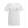 T-shirt donna Guess Crystal easy tee white E24GU07 W3GI76K8G01