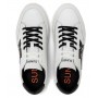 Sneaker Sun68 Skate in pelle bianco/ nero US23SU26 Z33130