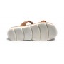 Scarpe donna  sandalo/ ciabatta in pelle scamosciata colore beige DS23EL08 281