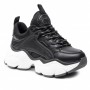 Scarpe donna Buffalo Binary C sneaker platform black/ white D24BF01 BN16304491