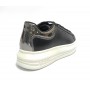 Scarpe donna sneaker Guess Vibo in pelle black/ gunsmoke D24GU21 FL7VIBLEA12