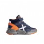 Scarpe bambino Munich sneaker alta Mini Track boot blu Z23MU06 8897018