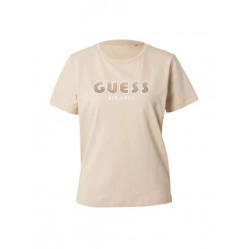 T-shirt donna Guess Shaded logo tee beige E24GU39 W3YI39I3Z14