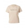 T-shirt donna Guess Shaded logo tee beige E24GU39 W3YI39I3Z14