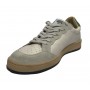 Scarpa uomo 4B12 sneakers in pelle bianco/ grigio/ verde U24QB12 PLAY.NEW-U35