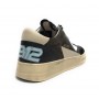 Scarpa uomo 4B12 sneakers in pelle nero U24QB13 KYLE-U750