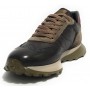 Scarpa uomo Ambitious 11752A sneaker running nero combi pelle/ nylon U24AM02
