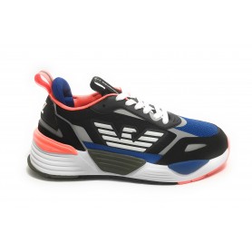 Sneaker running EA7 Emporio Armani training ecosuede/ mesh / pu multicolor Unisex US21EA10