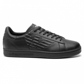 Sneaker EA7 Emporio Armani action leather black U24EA03 X8X001