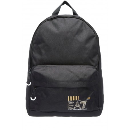 Zaino uomo Emporio Armani EA7 backpack black/ gold logo UB24EA01 245081