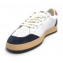 Scarpe  2B12 sneaker con lacci Play pelle bianco/navi/rosso Z24QB07