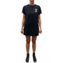 Maxi t-shirt donna Moschino nero con stampa bear E24MO14 V6A0790