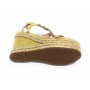 Scarpa donna Gold&gold sandalo zeppa tc 105 lime GJ643 DS22GG51