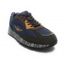Sneaker Aeronautica Militare running ecosuede/ nylon blu/ brown/ gold U24AR03 232SC214