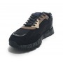 Sneaker Aeronautica Militare running ecosuede/ nylon nero/ grigio U24AR01 232SC214