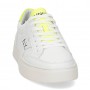 Sneaker Sun68 Skate in pelle bianco/ giallo fluo U24SU19 Z43125
