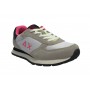 Sun68 sneaker Girl's Ally solid nylon teen suede/ nylon bianco/ fuxia Z24SU16 Z43401T