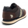 Scarpe U.S. Polo sneaker Xirio001M in ecopelle/ ecosuede dark brown uomo U24UP06