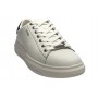 Scarpe uomo Guess sneaker Vibo in pelle white/ brown U24GU05 FM8VIBFAP12
