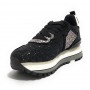 Scarpe donna Liu-Jo Maxi Wonder 24 sneaker glitter black D24LJ16 BF3013