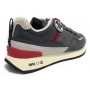 Scarpe  sneaker Winch Punch 021 suede/ nylon gray/ red U24NS04