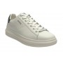 Scarpe uomo Guess sneaker Vibo Carryover in pelle white/ navy U24GU08 FM8VIBLEL12