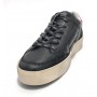 Scarpa uomo 4B12 sneakers in pelle black/ red U23QB11 KYLE-U730