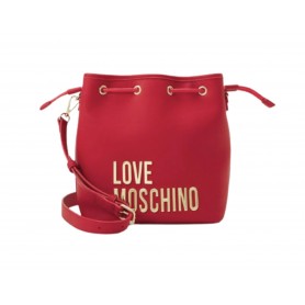 Borsa donna Love Moschino secchiello a tracolla rosso B24MO124 JC4189