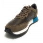 Scarpe U.S. Polo sneaker running Cleef 005M in pelle e suede light brown U24UP24