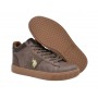 Scarpe U.S. Polo sneaker alto Tymes005 in ecopelle dark brown uomo U24UP25