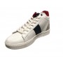 Scarpe U.S. Polo sneaker alto Tymes007 in ecopelle white uomo U24UP30