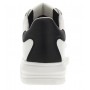 Scarpe uomo Guess sneaker Vibo Carryover in pelle white/ black U24GU06 FM8VIBLEL12